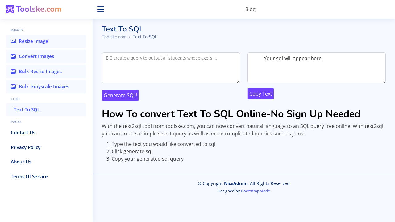 Text2SQL